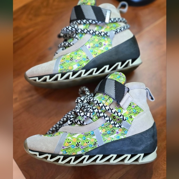 X Camper Bernhard Willhelm Together High Top Trainers US 7.5 EU 38 Hiking Shoes - Picture 5 of 11